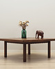 stoliki kawowe Ława dębowa, duński design, lata 60, Hans J. Wegner, Getama 1