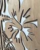 tapety i naklejki ścienne Tryptyk Hibiskusy 127x90cm, dekoracja ścienna 4
