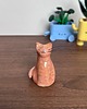 figurki i rzeźby Ceramiczny kot na kocie wąsy wibrysy 1