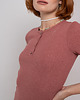 body damskie Damskie bawełniane body, MELANGE PINK 6