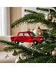 bombki Bombka choinkowa szklana ręcznie malowana: Fiat 125p: czerwony 3