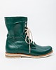 botki damskie SZNUROWANE BOTKI WORKERY - SKÓRA NATURALNA - MODEL 424 - KOLOR ZIELONY 5