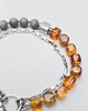 bransoletki z kamieni naturalnych Podwójna Bransoletka Modern Amber 1
