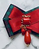 broszki Brosza  z ozdobą w stylu glamour z czerwonymi  kamieniami NEW 4