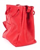 torby na ramię Skórzana torebka - worek czerwona 8