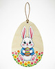 ozdoby wielkanocne Drewniane Jajka na Wielkanoc Zawieszki ZESTAW 10SZT do Malowania dla Dzieci 3