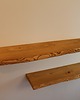 półki Półka drewniana wisząca na ścianę z żywą krawędzią grubość 38 mm 9