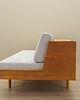 sofy i szezlongi Sofa dębowa, duński design, lata 60,  Hans. J. Wegner,  Getama 1