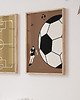 obrazy i plakaty do pokoju dziecięcego Plakat dla dzieci Gold Soccer Field 4