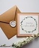 kartki scrapbooking Kartka na ślub Niebieski Wianek Młodej Parze 1