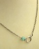 srebrne naszyjniki Amazonit - naszyjnik 1