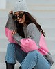 swetry damskie  Sweter DOUBLE candy-grey 2
