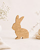 ozdoby wielkanocne Wielkanocny króliczek z drewna, dąb 15cm 1
