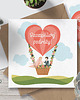kartki okolicznościowe - wydruki Kartka na ślub"Szczęśliwej podróży!" 9