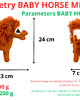 zabawki - inne Baby Horse Mini - kasztanowaty z irokezem 1