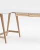 biurka Jesionowe Biurko Narożne LUKA 135cm x 85cm LEWE 9