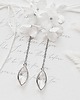 Biżuteria ślubna Srebrne Kolczyki ślubne z kwiatami SILKY - srebrna girlanda z kryształem 5