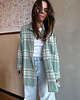 koszule damskie  Koszula Calm oversize mint krata 7