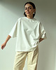 t-shirt damskie T-shirt Chillout ecru crew neck 1