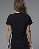 t-shirt damskie T-shirt damski królik czarny 3