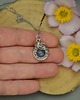 wisiory Mały wisiorek niebieski labradoryt wire wrapping 4