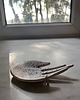 pojemniki na biżuterię Ceramiczna Łapka Handmade Talerzyk na Biżuterię Niebieskie Ciapki 3