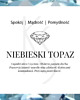 kolczyki srebrne Stack me - Srebrne kolczyki z niebieskim topazem 3