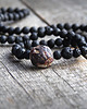 biżuteria męska Naszyjnik MĘSKI :: granat & lawa 1