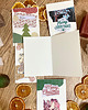 kartki scrapbooking Retro, kolażowe kartki świąteczne - zestaw 5 szt 6