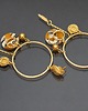 kolczyki pozłacane Kolczyki pozłacane Alloys Collection - Boho /łapacze snów/ 3
