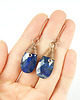kolczyki wire wrapping Kolczyki z lapis lazuli 7