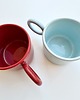 kubki Zestaw 2 kubków Red i Baby blue/300ml/ z serii Good Vibes CLLCTV 6