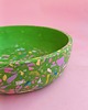 miski i misy Miska terrazzo do kuchni na owoce lub dekoracyjna, zielona 2