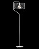lampy podłogowe Czarna metalowa lampa stojąca do salonu z drutów TOMAR LOFT 5