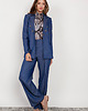 spodnie materiałowe damskie Szerokie spodnie  - SD124 jeans 2