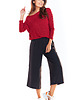 swetry damskie  Sweter B333 bordo 2