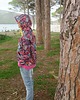 bluza z kapturem damska Bluza rozpinana "Paisley" 2