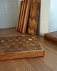 deski do krojenia i tace Drewniana deska do krojenia 40x27x4 cm (sztorcowa) 4