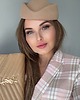 fascynatory Toczek filcowy  / fascynator beżowy 9