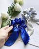 gumki do włosów Satynowa gumka do włosów scrunchie Szary RÓŻNE MODELE 7