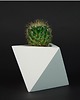 doniczki ZESTAW doniczek  betonowych Oktahedron 1+2 4