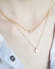 złote naszyjniki 16k Gold Plated Star Necklace 2