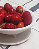 miski i misy Ceramiczna miseczka sitko na owoce, durszlak, berry bowl 4