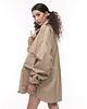 kurtki damskie Kurtka koszulowa mocca oversize 5