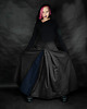 spódnice maxi Spódnica HAKAMA czarn granatowa 1