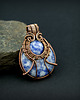 wisiory Sodalit wisiorek wire wrapping 6