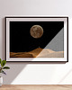 plakaty Minimalistyczny plakat poziomy  Spacer nocą - Kolaż Fine Art 2