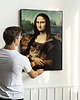 plakaty Plakat Mona Lisa z kotem 2