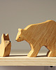 klocki i zabawki drewniane Leśne zwierzęta - zestaw drewnianych zabawek - Niedźwiedź, Lis, Zając 6