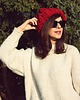 czapki damskie Czapka handmade beanie z wełną merino bulky 4